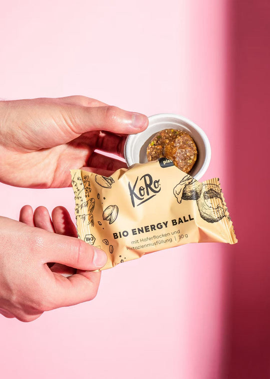  Raw and vegan KoRo Bio Energy Ball 30g made with natural ingredients