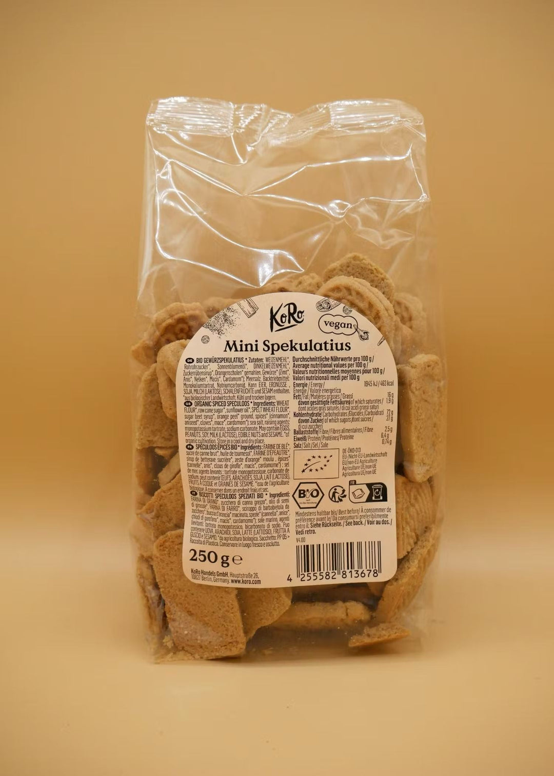 Organic 250g KoRo Bio Mini Spekulatius, a delicious and festive treat