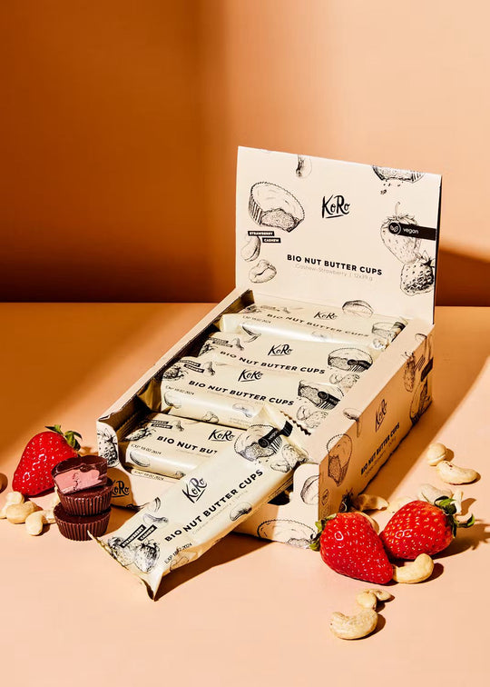 KoRo Bio Nut Butter Cups 13g with a delightful combination of flavors