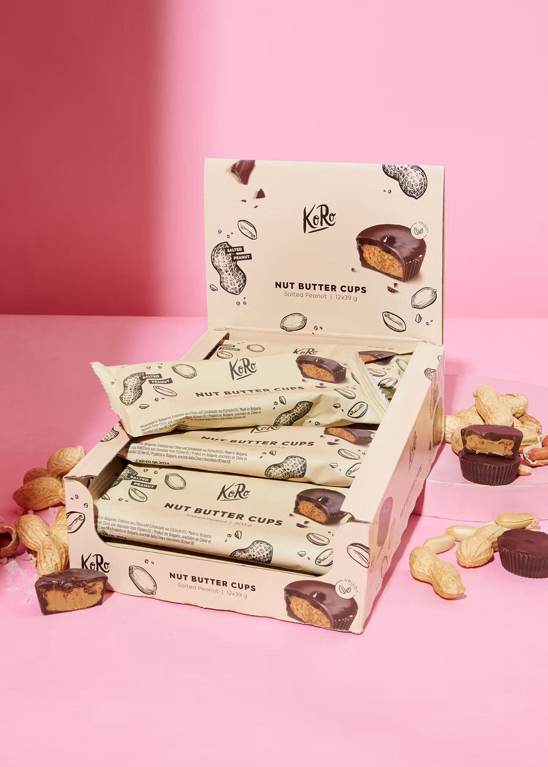 KoRo Bio Nut Butter Cups 13g - an indulgent and exquisite delight