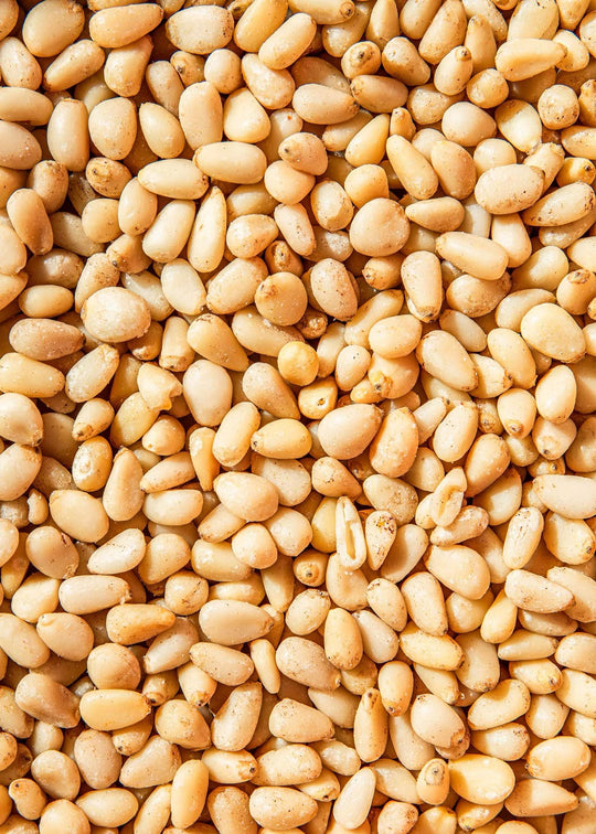 Organic 500g bag of KoRo pine nuts, a nutritious and versatile ingredient for cooking and baking