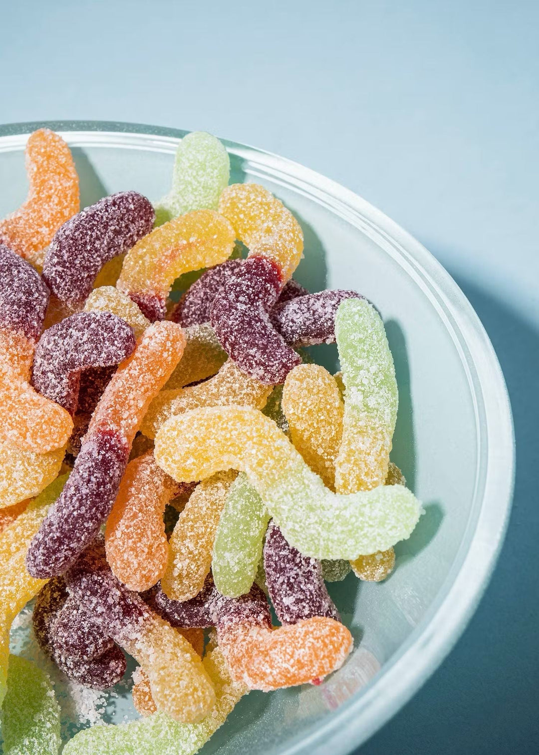 KoRo Bio Saure Würmer ohne Gelatine in 1500g Packung, leckere vegane Fruchtgummis