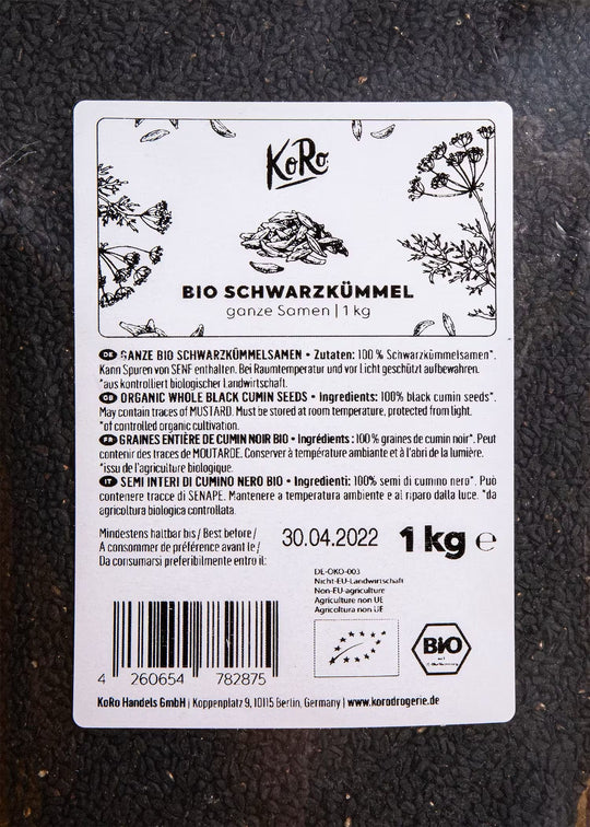 KoRo Bio Schwarzkümmelsamen | 1kg