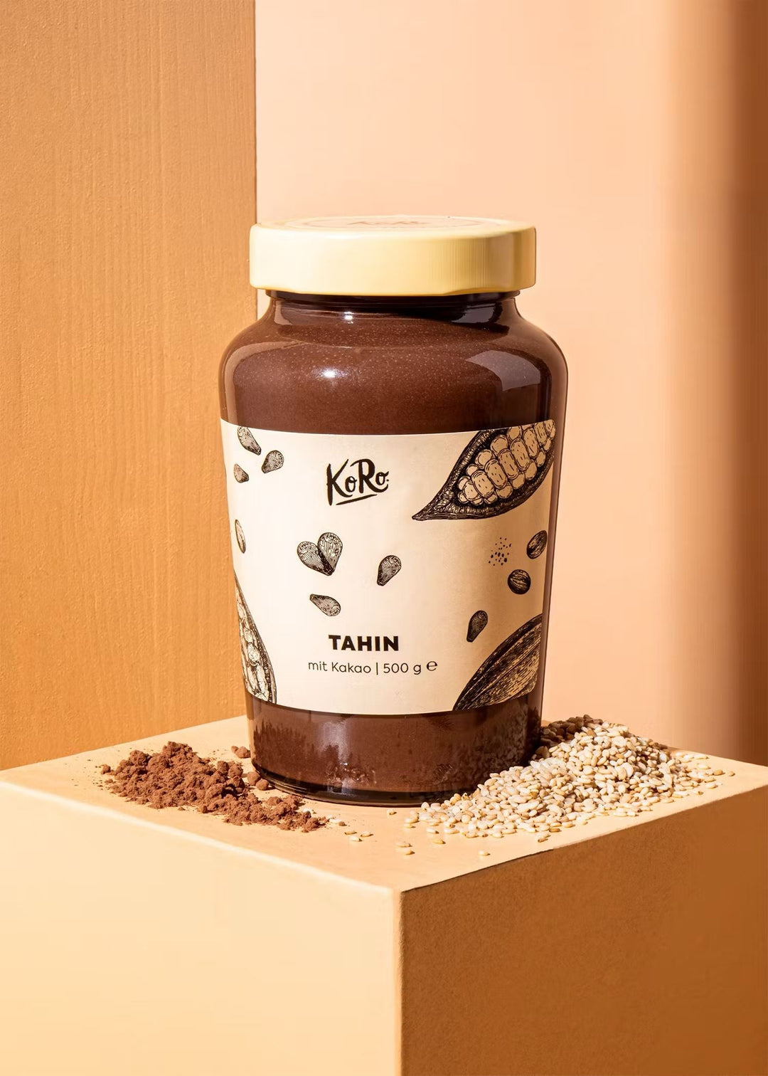 Organic 500g KoRo Bio Tahin, a smooth and creamy sesame paste