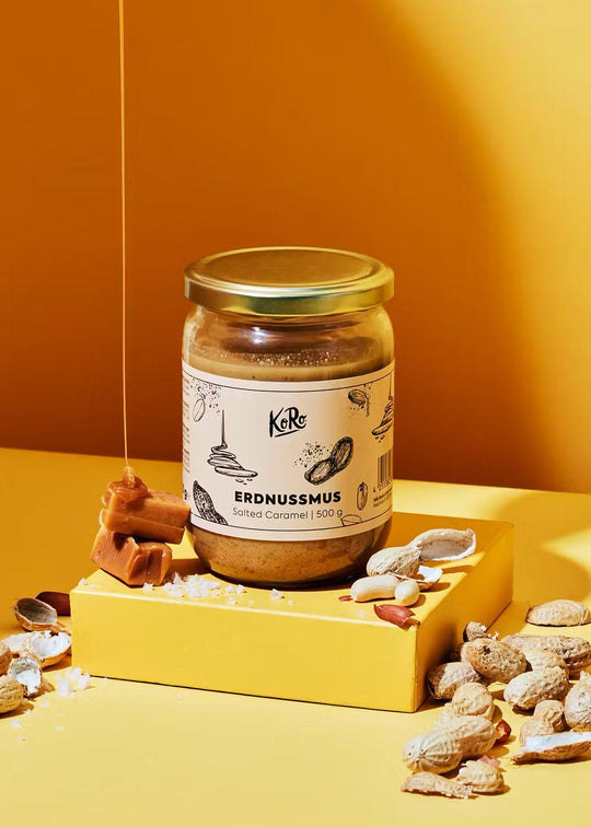 KoRo Erdnussmus Salted Caramel | 500g - 500g - fitgrade.ch