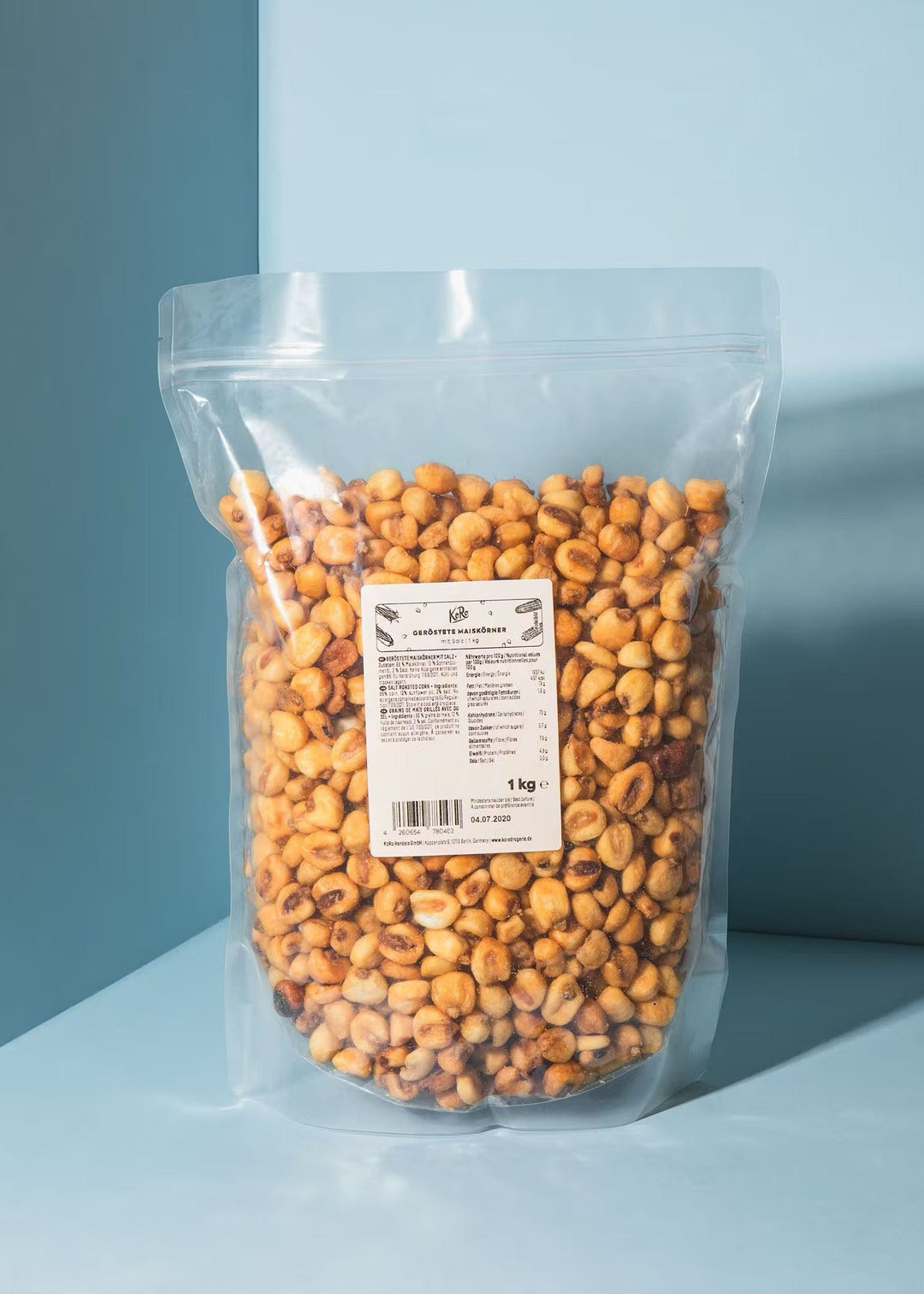 KoRo Geröstete Maiskörner 1kg - Delicious and crunchy roasted corn kernels