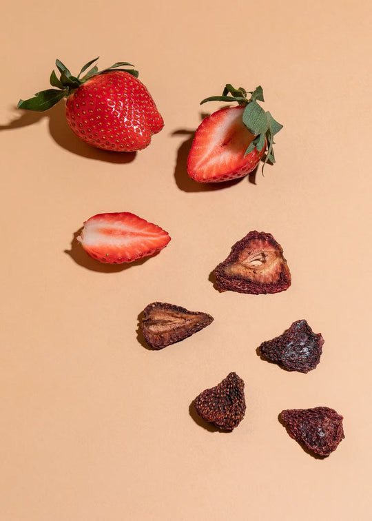  500g of high-quality dried strawberries from KoRo 