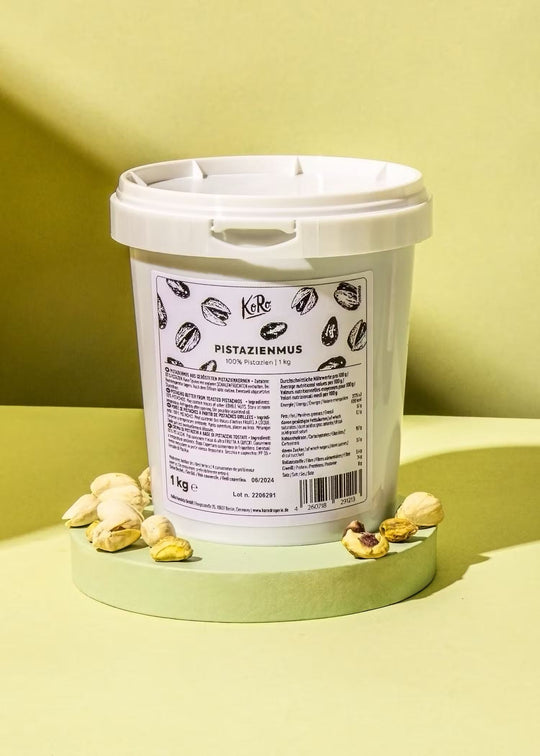 KoRo Pistazienmus in 1kg packaging, made with high-quality pistachios