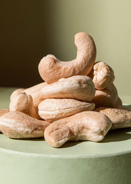 Close-up of KoRo Premium Cashewkerne packaging