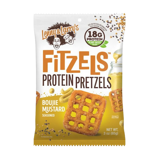 Lenny & Larry's Fitzels Protein Pretzels, 85g, a delicious and nutritious snack option for on-the-go fueling