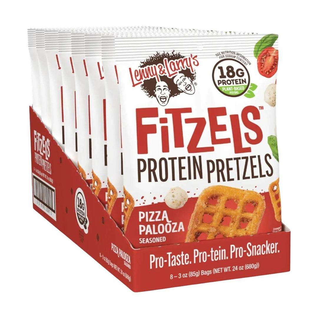 Lenny Larry Fitzels Protein Pretzels | 85g - 8x85g / Everything Bagel - fitgrade.ch