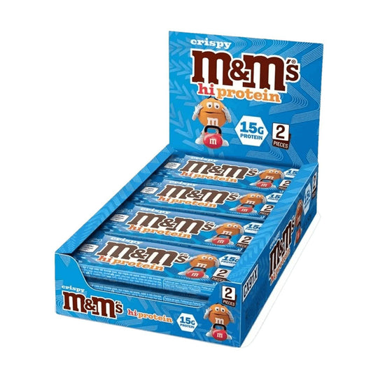 M&M's Crispy Hi Protein Bar - Milk Chocolate | 52g 12x52g - fitgrade.ch