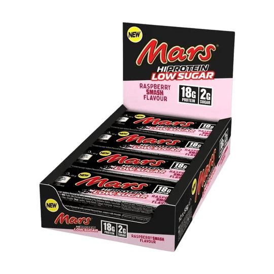 Mars Hi Protein Bar Low Sugar - Raspberry Smash | 55g 12x55g - fitgrade.ch