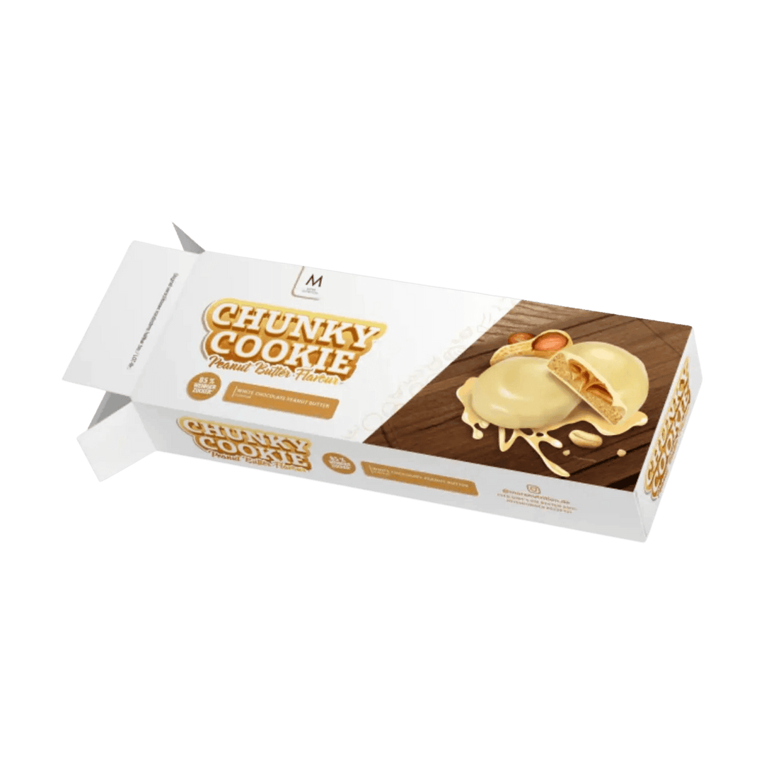 More Nutrition Chunky Cookie | 128g - White Chocolate Peanut Butter (MHD 10.07.2024) - fitgrade.ch