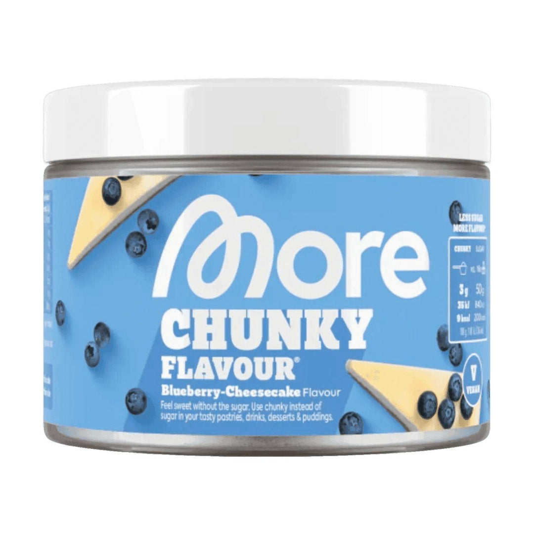 More Nutrition Chunky Flavour | 150g Blueberry Cheesecake (Vegan) - fitgrade.ch