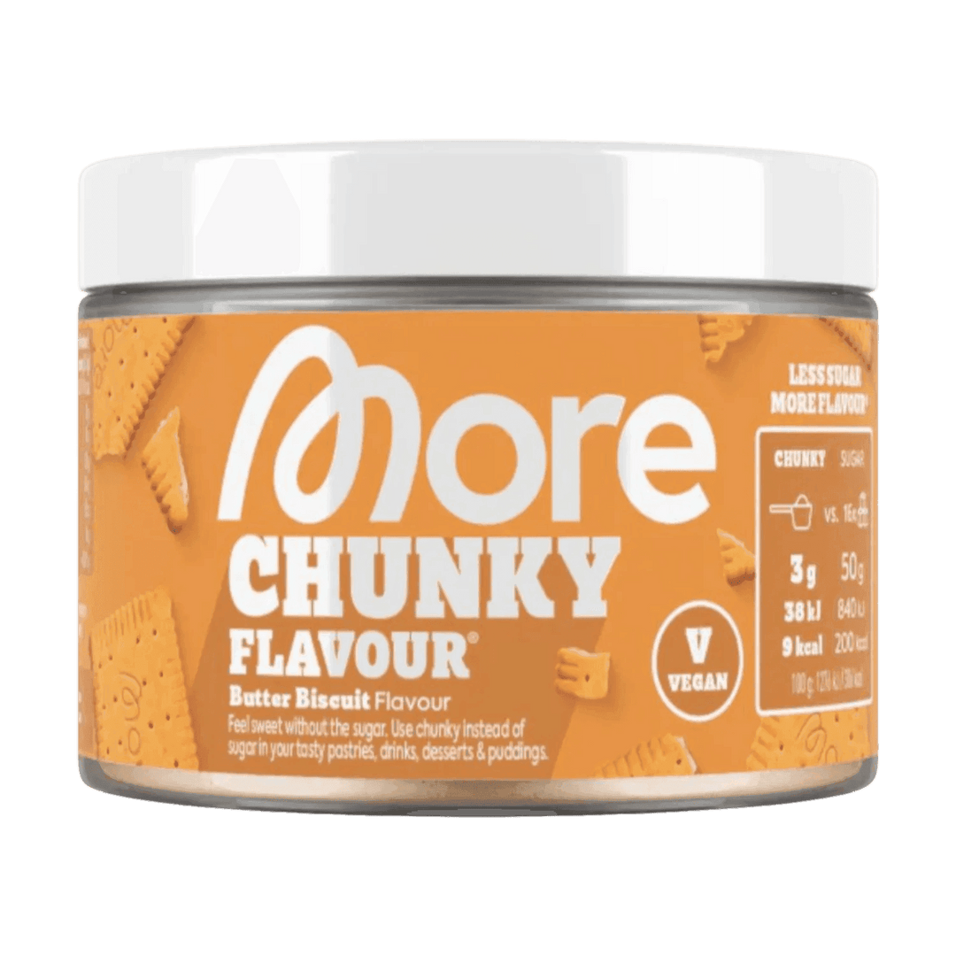 More Nutrition Chunky Flavour | 250g - Butter Biscuit (Vegan) - fitgrade.ch