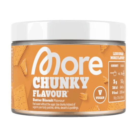 More Nutrition Chunky Flavour | 250g - Butter Biscuit (Vegan) - fitgrade.ch