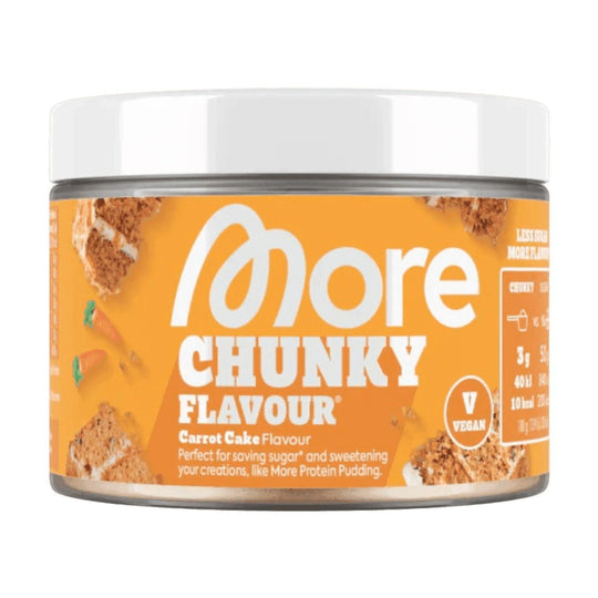 More Nutrition Chunky Flavour | 150g Carrot Cake (Vegan) - fitgrade.ch