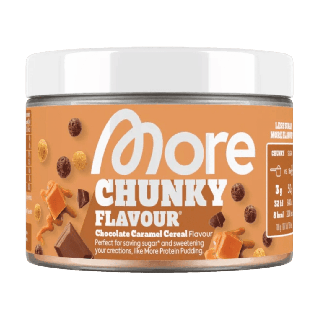 More Nutrition Chunky Flavour | 250g - Chocolate Caramel Cereal - fitgrade.ch