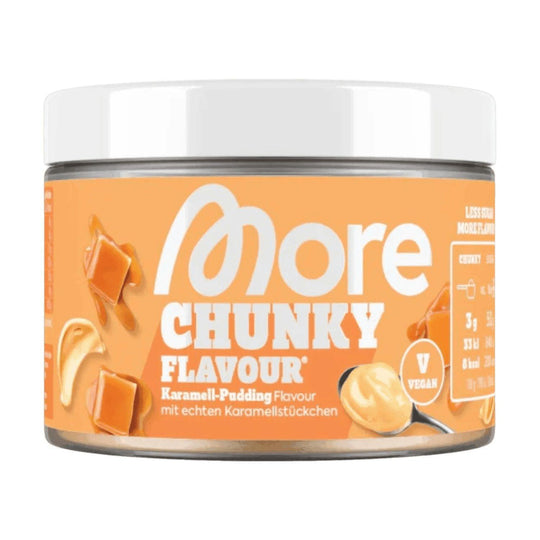 More Nutrition Chunky Flavour | 150g Karamell-Pudding (Vegan) - fitgrade.ch