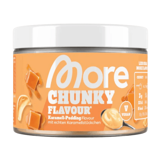 More Nutrition Chunky Flavour | 250g - Karamell-Pudding (Vegan) - fitgrade.ch