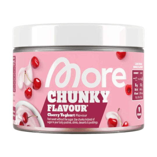 More Nutrition Chunky Flavour | 150g Kirsch-Joghurt (Vegan) - fitgrade.ch