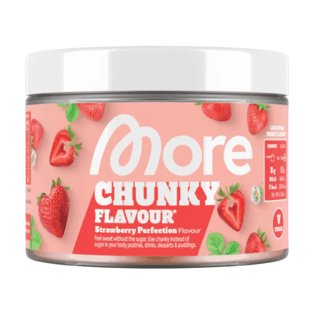 More Nutrition Chunky Flavour | 250g - Strawberry Perfection (Vegan) - fitgrade.ch