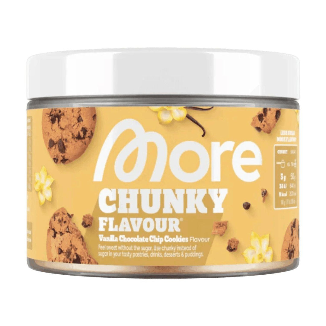 More Nutrition Chunky Flavour | 150g Vanilla Chocolate Chip Cookies - fitgrade.ch