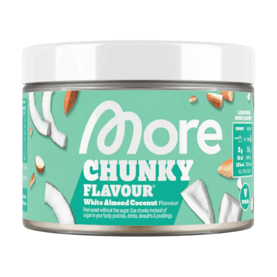 More Nutrition Chunky Flavour | 250g - White Almond Coconut - fitgrade.ch