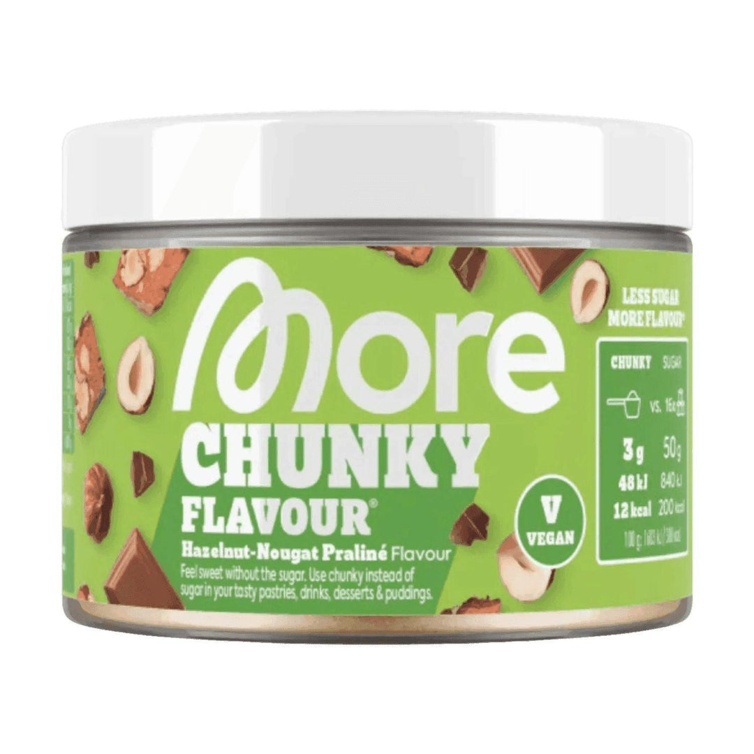 More Nutrition Chunky Flavour | 250g - Hazelnut-Nougat Praliné (Vegan) - fitgrade.ch