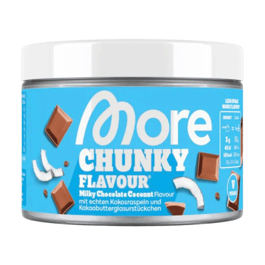 More Nutrition Chunky Flavour | 250g - Milky Chocolate Coconut (Vegan) - fitgrade.ch