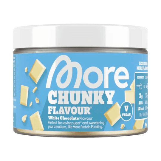 More Nutrition Chunky Flavour | 250g - White Chocolate (Vegan) - fitgrade.ch