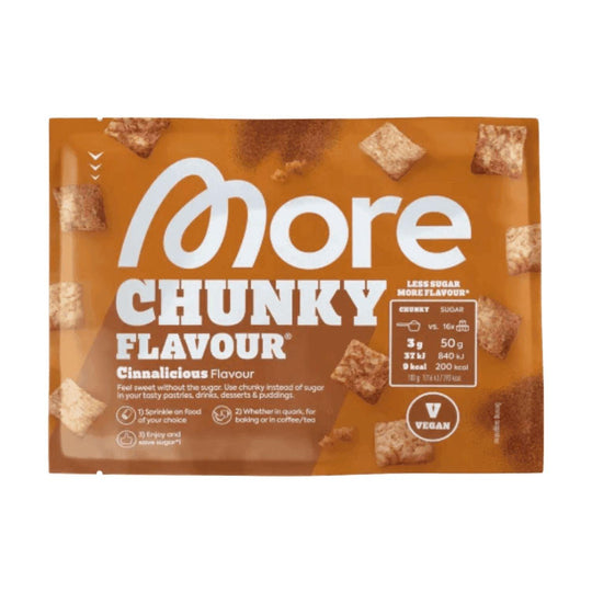 More Nutrition Chunky Flavour SAMPLE | 30g Cinnalicious (Vegan) - fitgrade.ch