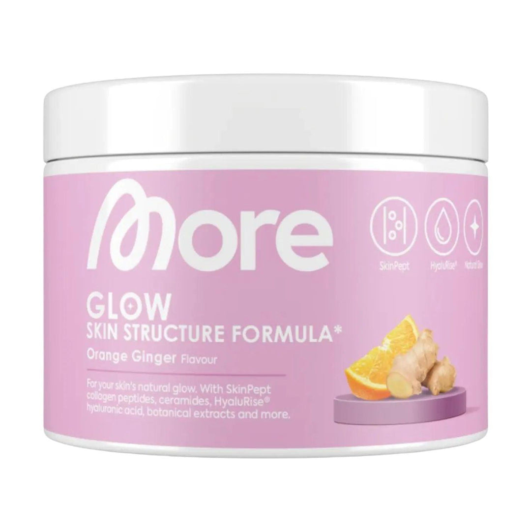 More Nutrition Glow Skin Structure Formula | 270g - Orange Ginger - fitgrade.ch