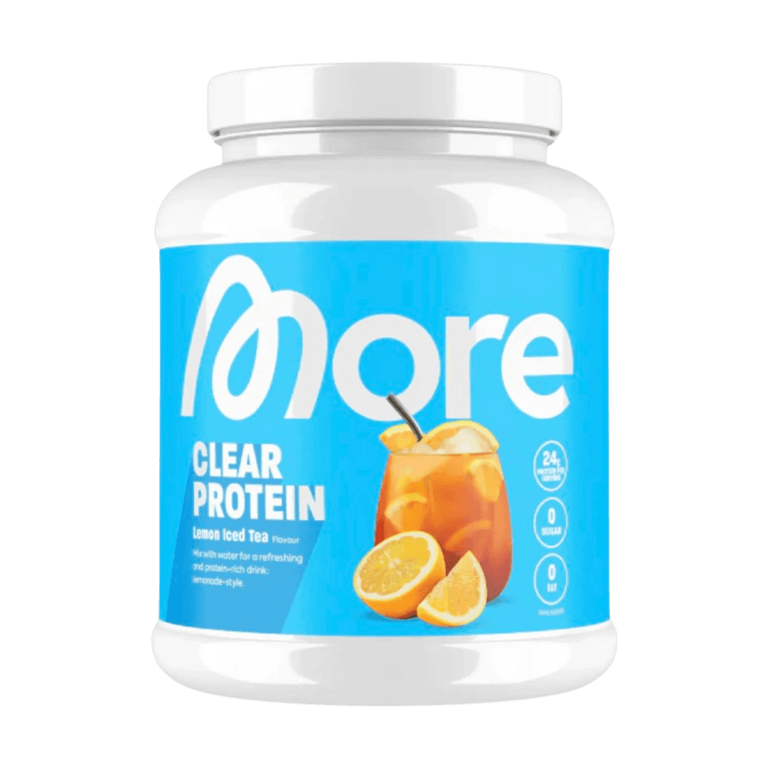 More Nutrition MORE CLEAR 600g product that provides clear and concise nutrition information