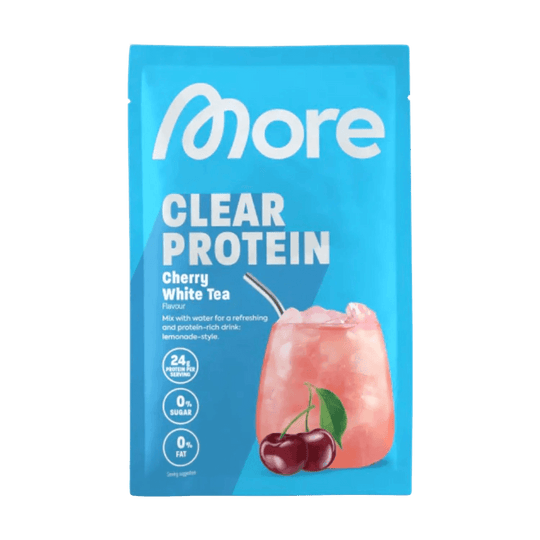 More Nutrition MORE CLEAR SAMPLE | 30g - Cherry White Tea - fitgrade.ch