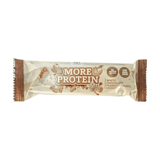 More Nutrition Protein Bar | 50g - 50g / White Chocolate Peanut Caramel - fitgrade.ch