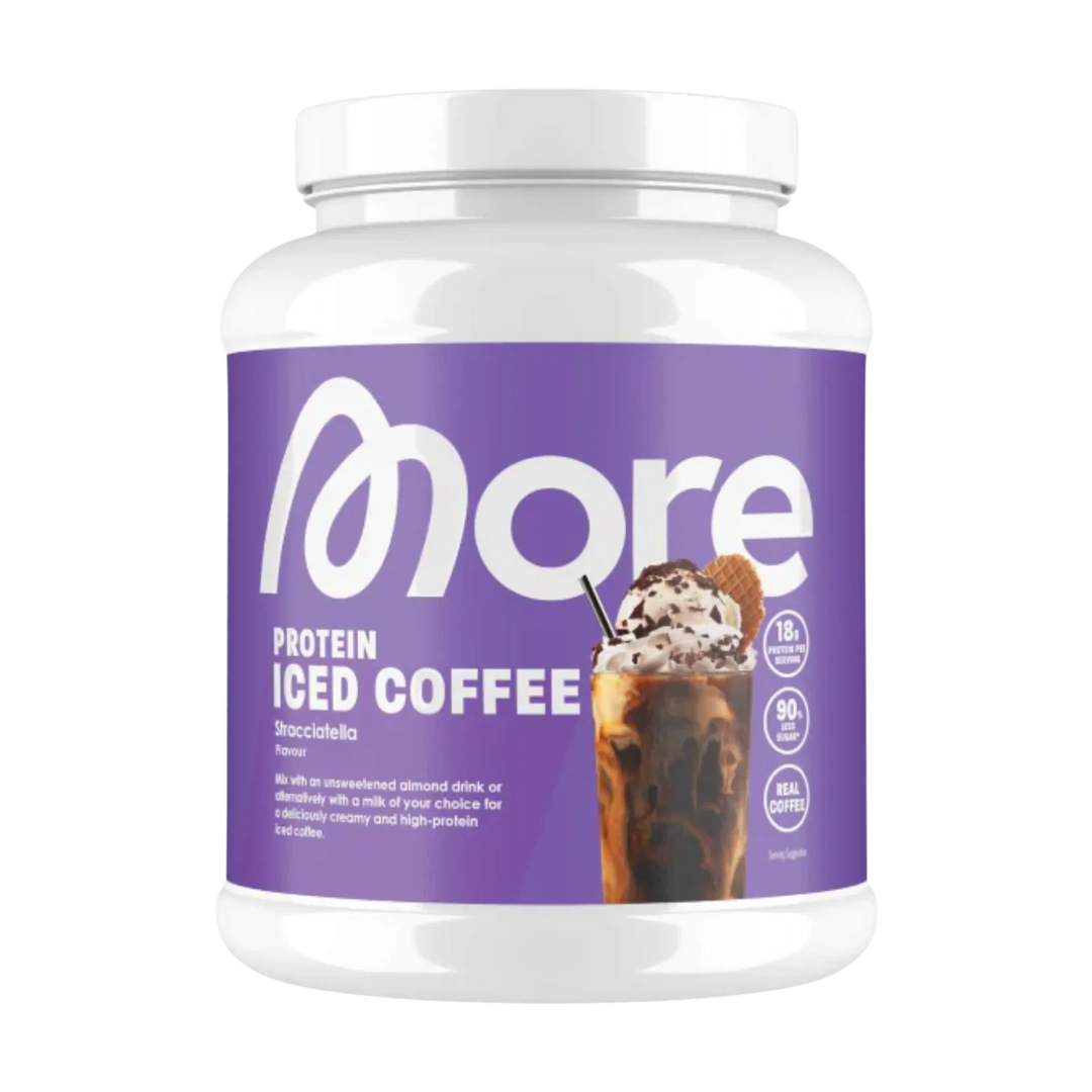 More Nutrition Protein Iced Coffee 500g - A delicious, high-protein coffee drink perfect for post-workout recovery