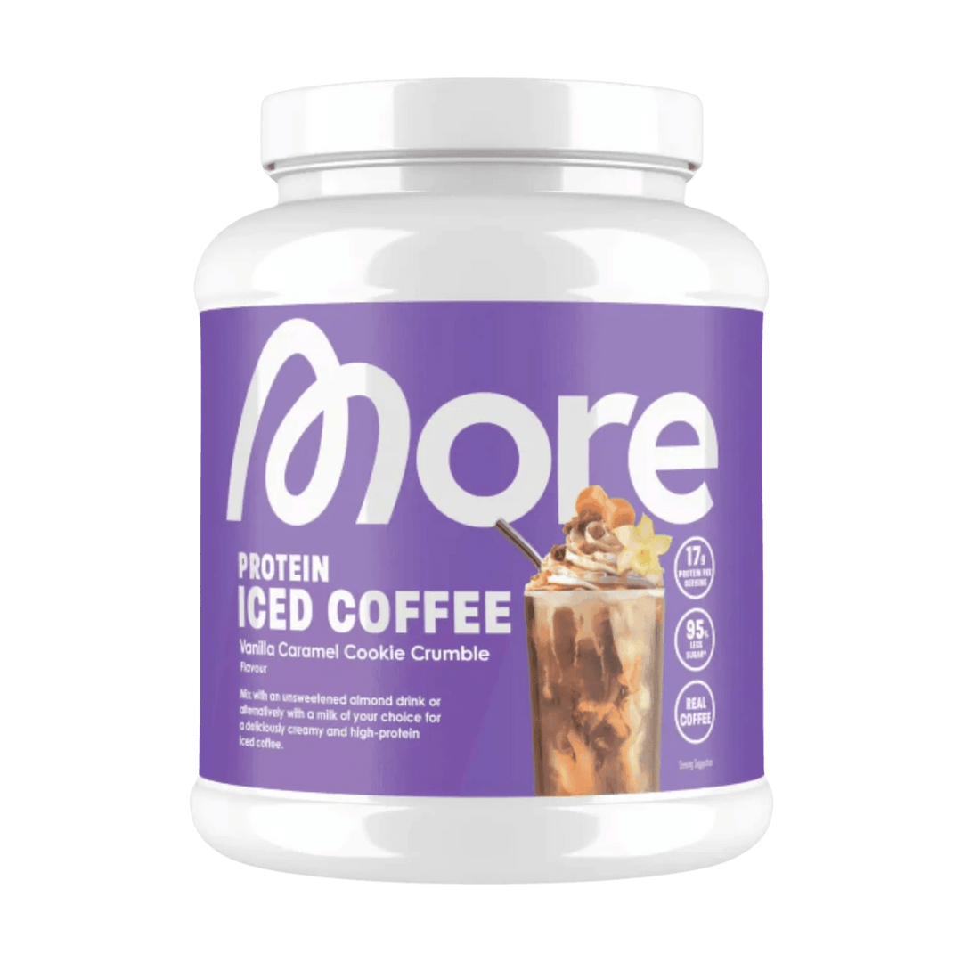 More Nutrition Protein Iced Coffee | 500g - Vanilla Caramel Cookie Crumble - fitgrade.ch
