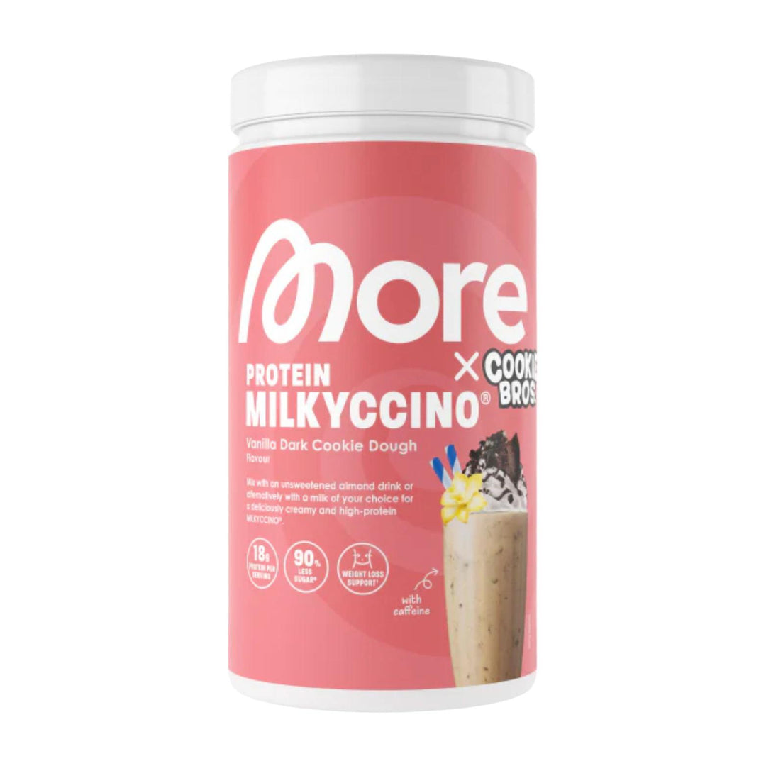 More Nutrition Protein Milkycchino | 500g Vanilla Dark Cookie Dough - fitgrade.ch