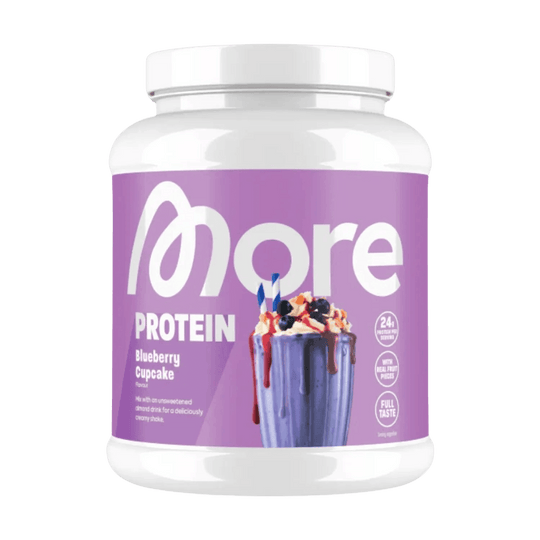More Nutrition Total Protein 600g tub, chocolate flavor, high-quality whey protein