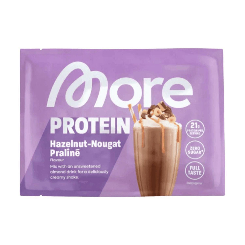 More Nutrition Total Protein SAMPLE | 25g - Hazelnut-Nougat Pralinè - fitgrade.ch