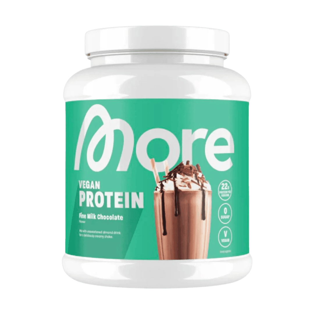More Nutrition Total Vegan Protein 600g, plant-based protein powder for muscle recovery and growth