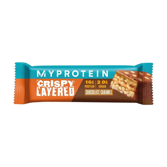 Myprotein Crispy Layered Bar | 58g - 58g / Chocolate Caramel - fitgrade.ch