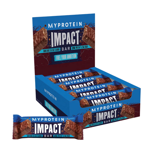 Myprotein Impact Protein Bar in 64g size, a delicious and nutritious snack for post-workout recovery and muscle building