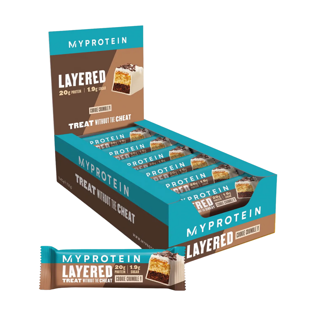 Myprotein Layered Bar | 60g - Delicious high-protein snack for fitness enthusiasts and athletes