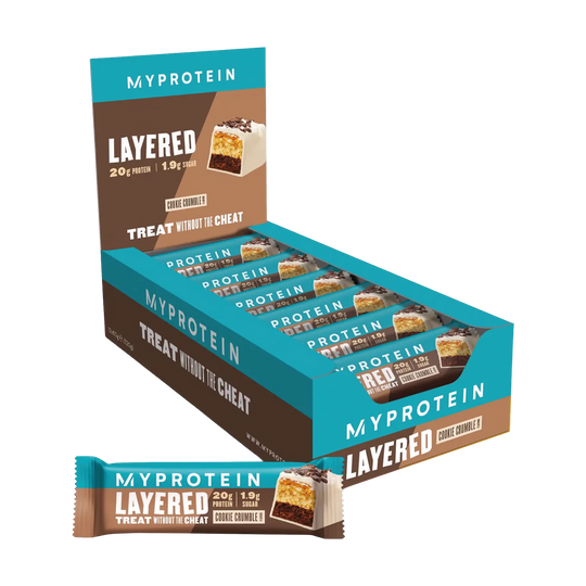 Myprotein Layered Bar | 60g - Delicious high-protein snack for fitness enthusiasts and athletes