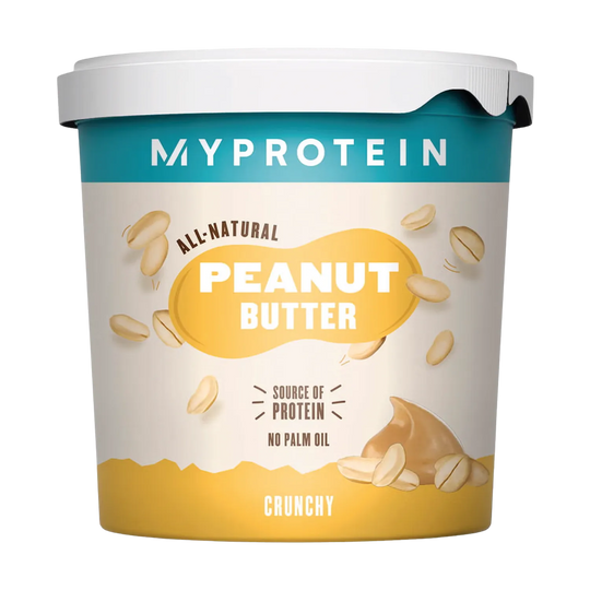 Myprotein Natural Peanut Butter 1000g - Made with 100% pure peanuts, no added sugar or salt, high in protein and fiber, perfect for a healthy snack or post-workout fuel