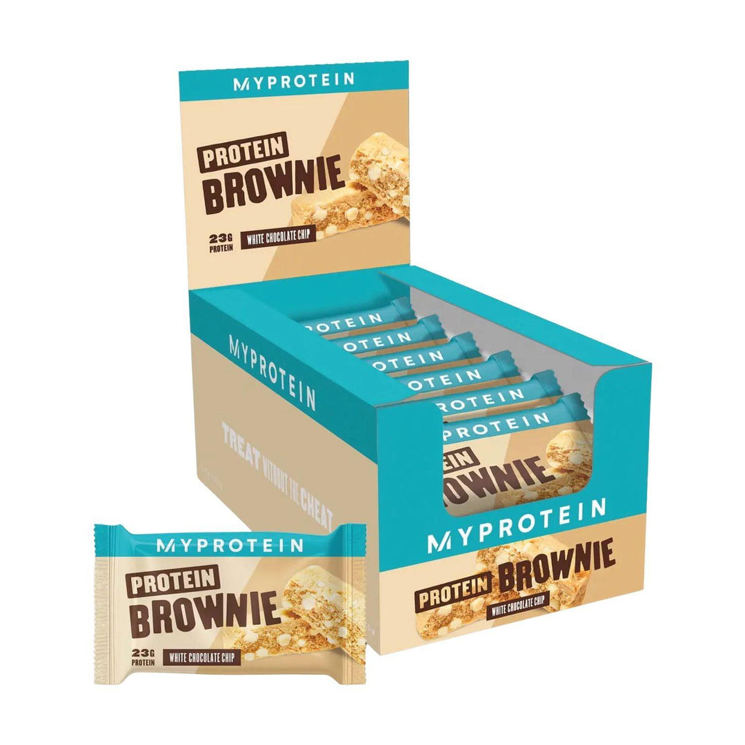 Myprotein Protein Brownie | 75g - 12x75g / White Chocolate - fitgrade.ch