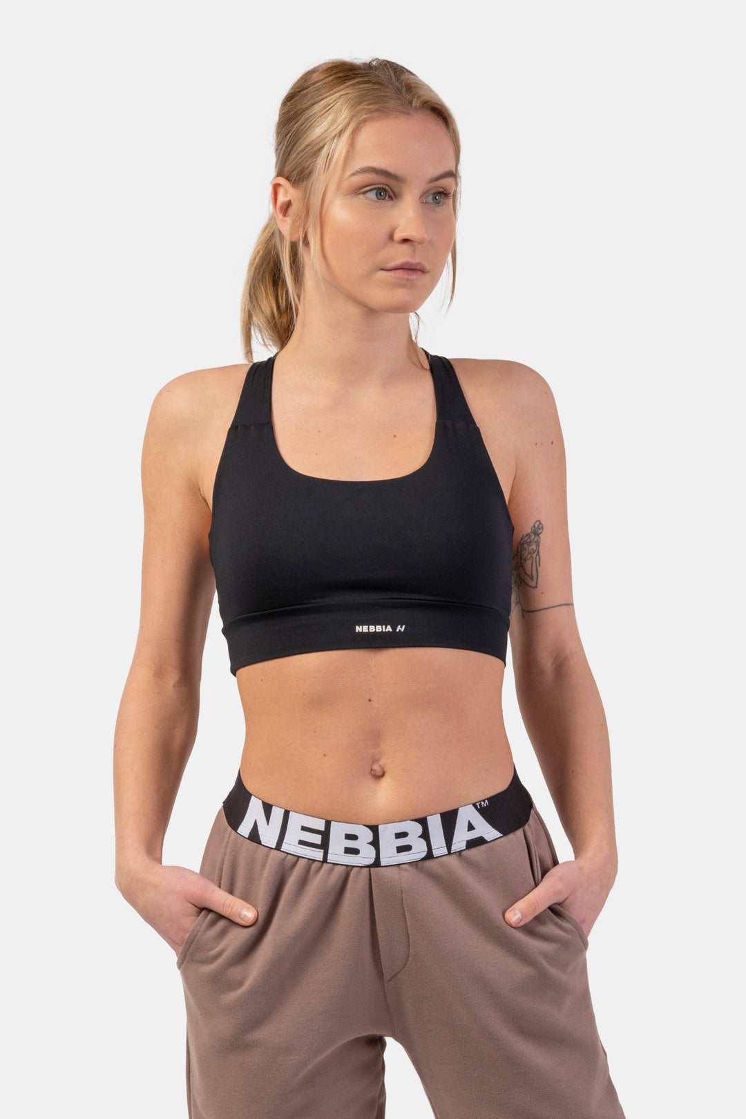 NEBBIA Active Sports Bra (medium impact) - Black / XS - fitgrade.ch